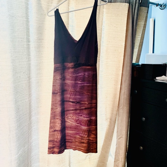 Short Purple Designer Dress - Picture 4 of 5